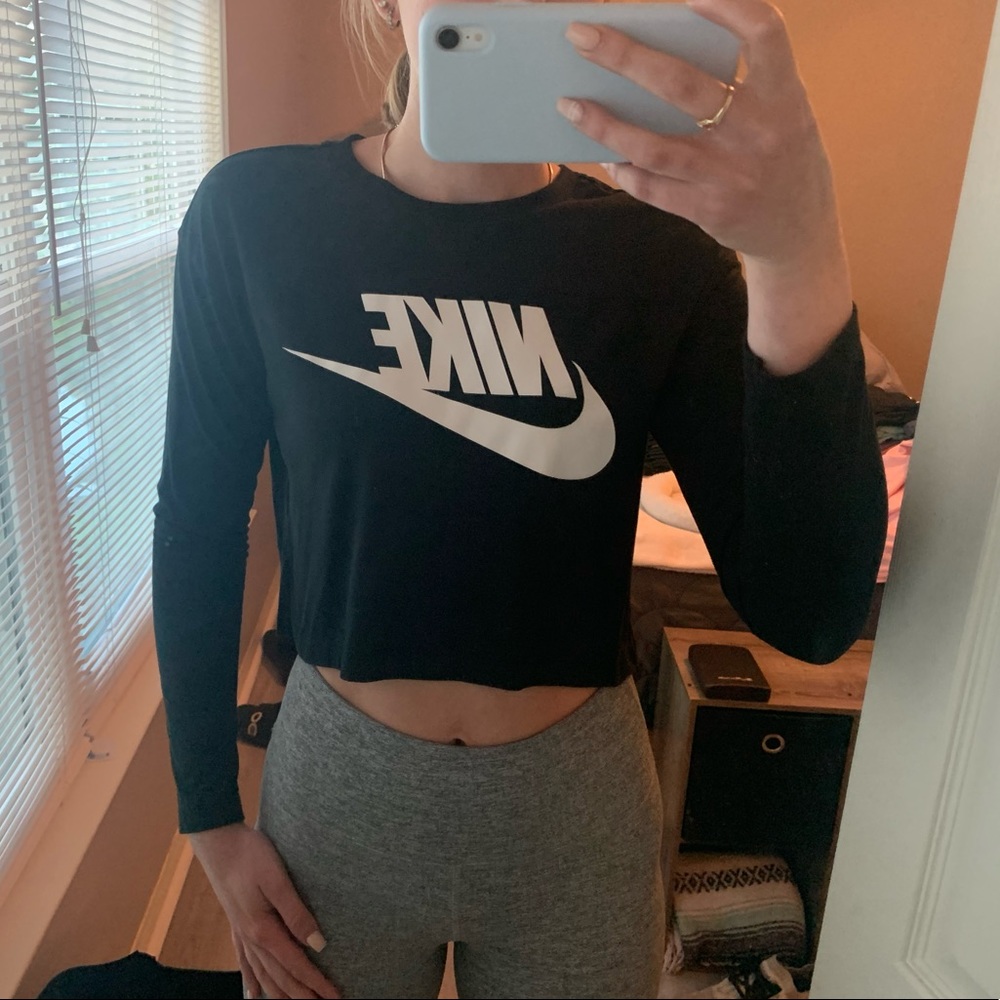 Nike Long Sleeve Crop Top